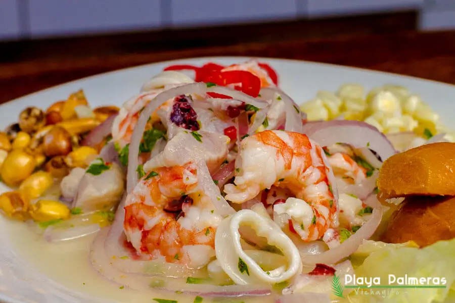 pescado ceviche mixto